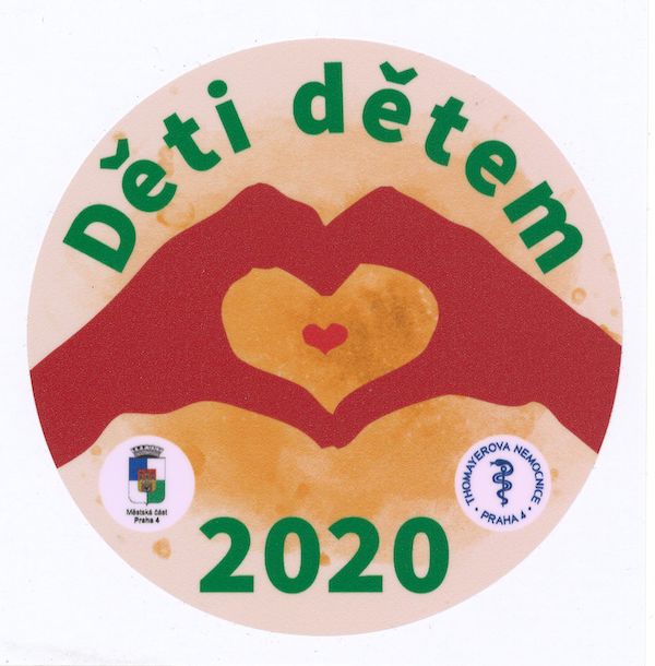 deti detem 2020 samolepka