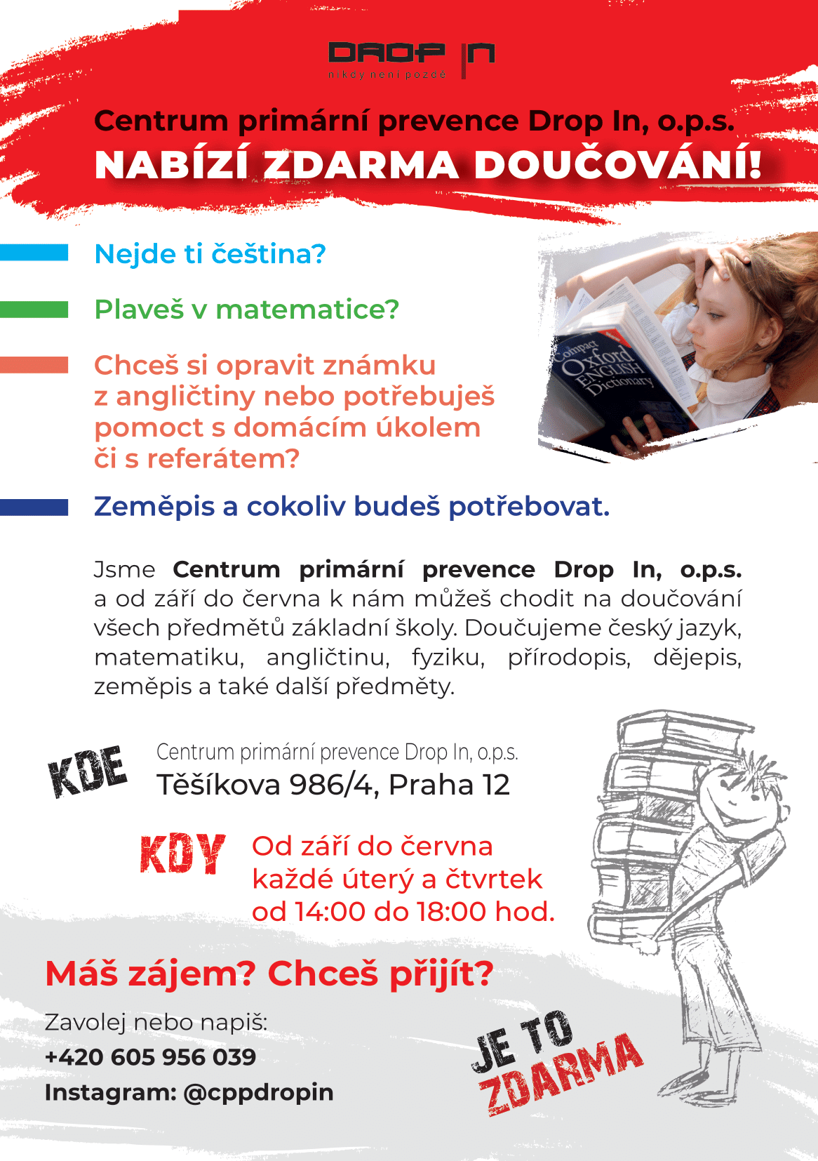doucovani zdarma 2023