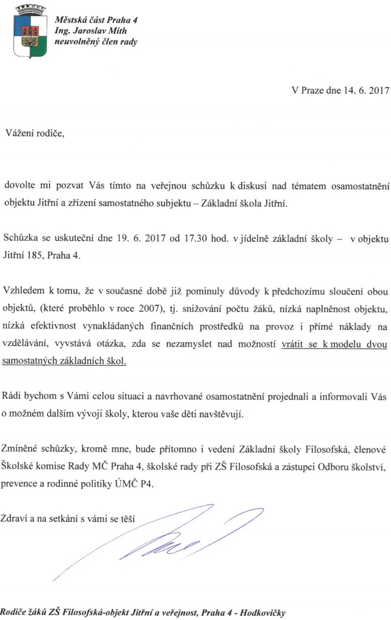 verejna schuzka v obj jitrni 19.6.2017